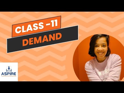 Meaning and determinants of Demand