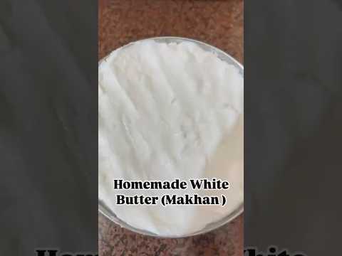 Homemade White Butter (makhan) #muskangarg3011 #cookwithmuskan #whitebutter #whitemakhan