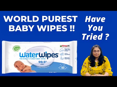 World's Purest Baby Wipes, 2 Ingredient Water Wipes (2022)