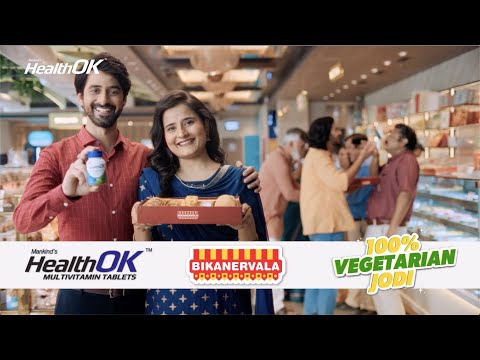 HealthOK and Bikanervala aayein saath banane apni #100PercentVegetarianJodi