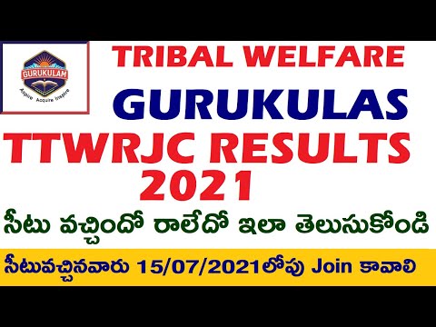 TTWRJC Results 2021 Released! Check Seat Allotment Status and Downlaod Seat Allotment