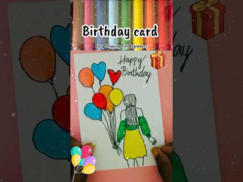 Friends!💞Birthday Gift Card 💝 || Last Minute Birthday Card Ideas || 🎈Happy Birthday Card 💌🥰