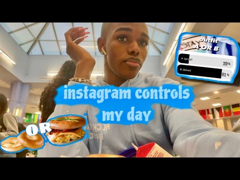 INSTAGRAM FOLLOWERS CONTROL MY LIFE FOR A DAY #grwm #fyp #blogger #fashionblogger #fashion #ootd