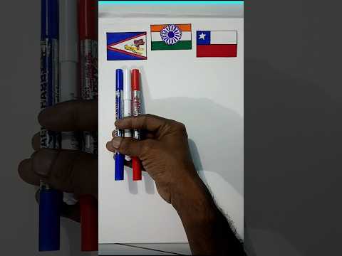 Chile 🇨🇱 Vs India 🇮🇳 Vs American Samoa 🇦🇸 flag Warp Scanning | #shorts #shortfeed