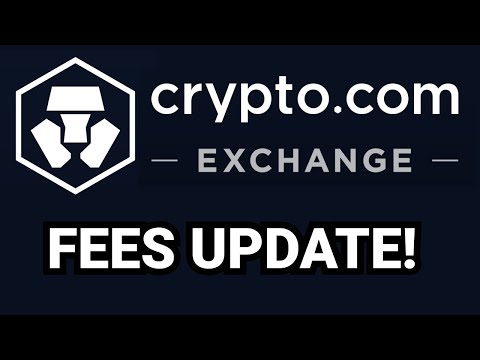 Crypto.com Exchange Fees Update!