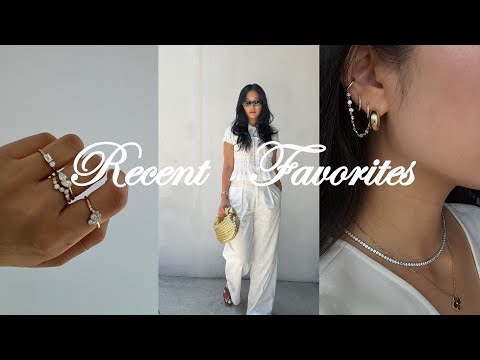 Recent Favorites 2024 | new makeup, my most used jewelry + accessories, camera and more!