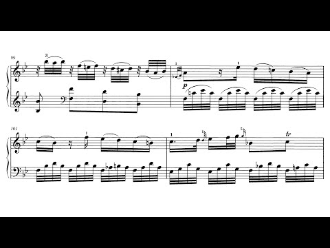 Wolfgang Amadeus Mozart - Piano Sonata No. 3 in B-flat major, K.281 (1774) [Score-Video]