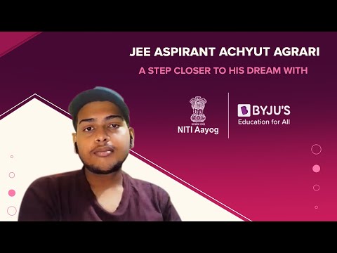 From Dreams to Reality | Achyut's Journey with Aakash BYJU'S