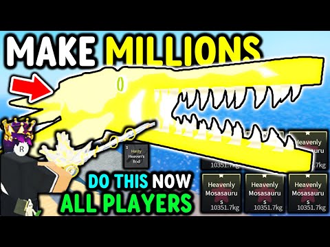 This New SECRET MUTATION Allows You To MAKE MILLIONS FAST With HEAVENS ROD in Roblox Fisch..