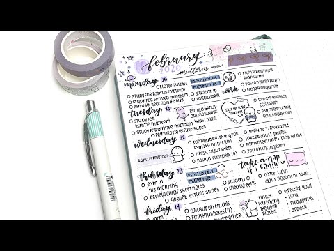 Bullet Journal Weekly Setup | Plan With Me in my Archer & Olive!