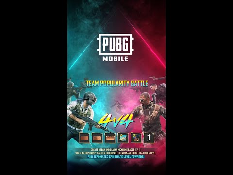 PUBG MOBILE | 4v4 Popularity Battle