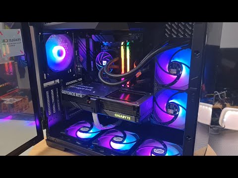 amd am4 5800x3d rtx 4070 12gb step by step gaming pc build guide  1440p antec p120 case