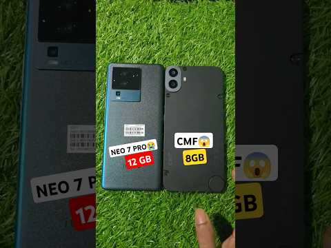 ⚡Iqoo neo 7 pro vs Cmf phone 1 speed test | bgmi opening test⚡