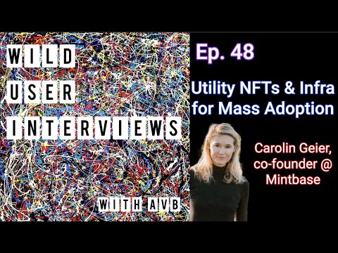 Ep. 48 - Utility NFTs & Infra for Mass Adoption w. Carolin Geier, co-founder @bitteprotocol