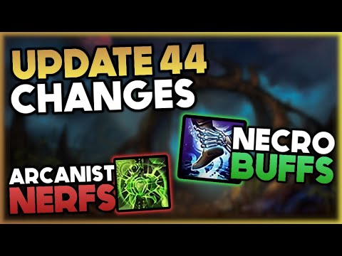 Necro Buffs, Arcanist Nerfs and much more! - Update 44 PTS Patch Notes | Elder Scrolls Online