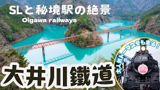 [011] 大井川鐵道で行く、SLと秘境駅奥大井湖上 | Oigawa Railways in Shizuoka Japan