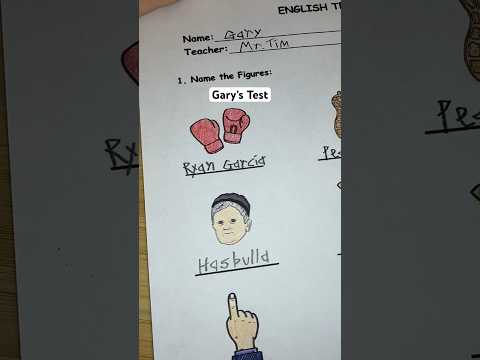 Grading Gary’s test… #asmr #shorts #teacher #quiz