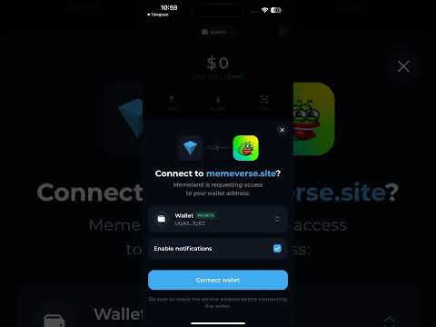 Memeland How to connect TON wallet and withdraw #memeland