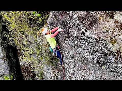 北海道石垣山クラッククライミング 私大好き 5.10d トラッド ３回目にしてやっとRP 岩登り 【フルバージョン】