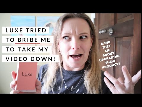 Luxe Cosmetics Lash Lift & Tint  Review UPDATE - they tried to bribe me!