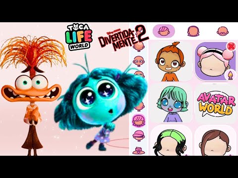 ANSIEDADE and INVEJA / INSIDE 2 /  in the Toca Life World and Avatar World versions