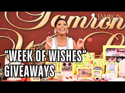 Tamron Hall Kicks Off Annual “Week of Wishes” With Big Giveaways