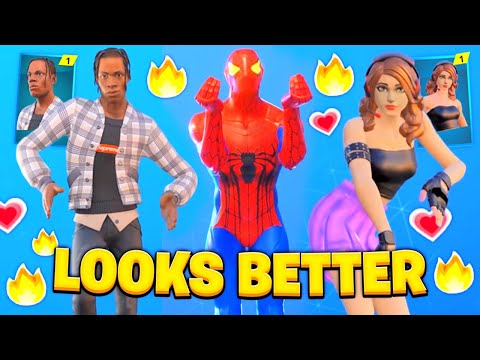 TOP 100 FORTNITE DANCES & EMOTES LOOKS BETTER WITH THESE CUSTOM SKINS IN FORTNITE..! (TRAVIS SCOTT)