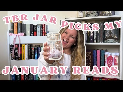 TBR prompt jar picks my reads for January🎀❄️