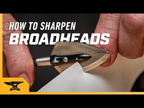 How to Sharpen Broadheads Using Common Knife Sharpeners