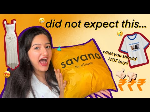 I tested clothes from SAVANA by URBANIC │ RS.10,000 HAUL!! │ FAIL/ PASS? WHY? │Jhanvi Bhatia