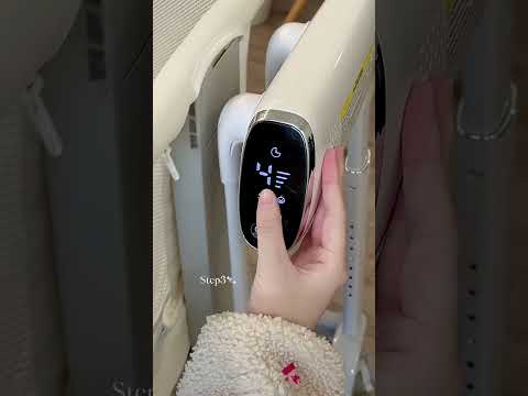 Find out how a smart bassinet works in this video. #baby #bassinet  #smarthome #christmas  #gift