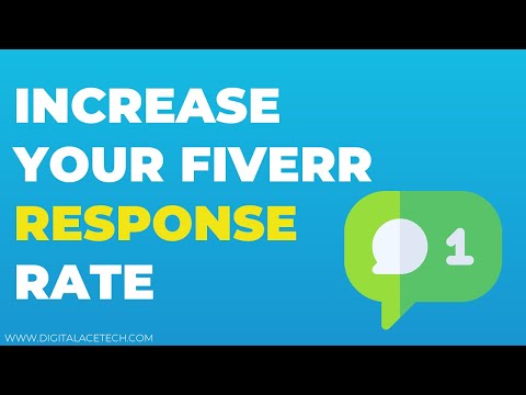 How To Increase your Fiverr Response Rate with these simple steps