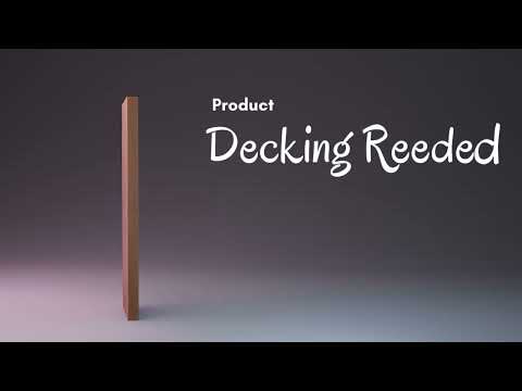 Product Decking Reeded - Wood product advertising animation