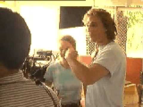 Matthew McConaughey works out some character points with Robert Zemeckis