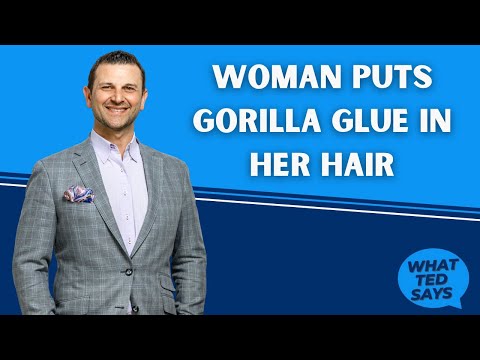 Woman puts GORILLA GLUE in her Hair