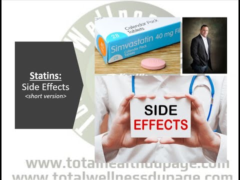 Statins- What Are The Side Effects? ....Short version.