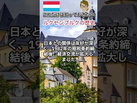 #648 ルクセンブルクの歴史《これだけは知っておいて欲しい基礎知識》サンクス先生（Mr.Thanks)の日記ブログ 　海外事業　グローバルビジネス　海外赴任　世界の歴史　取り巻く環境＃Shorts