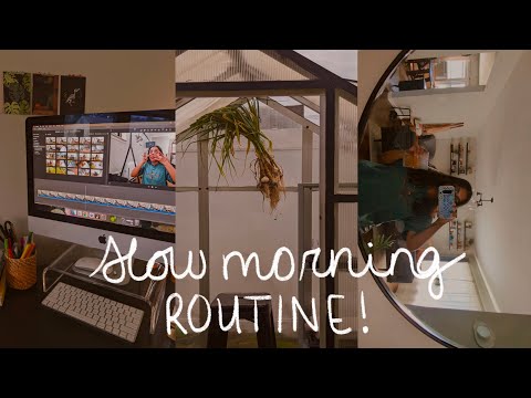 REALISTIC SLOW LIVING | a slow morning routine vlog