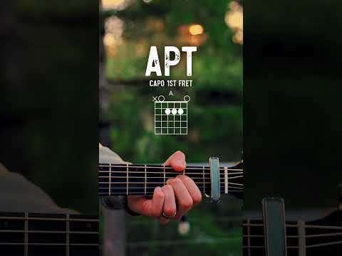 APT. ROSÉ Bruno Mars Guitar Tutorial // APT. Guitar Lesson