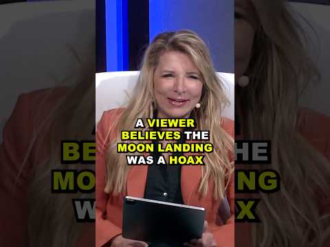 A viewer believes the moon landing was a hoax #moonlandingconspiracy #conspiracytheories