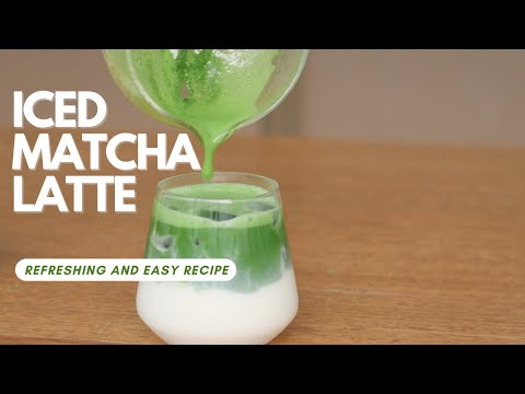 How To Make Easy Iced Matcha Latte Tea (No Sugar) By Purematcha