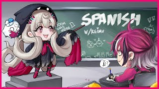 TEACH ME SPANISH, REIMU!! CUZ I GOTTA TAKE A SPANISH TEST!!【NIJISANJI EN | Doppio Dropscythe】