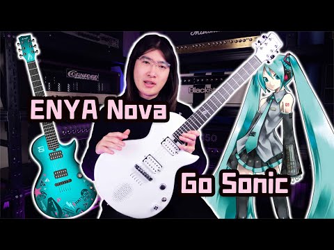 【天线测评】塑料玩具琴还是创新科技吉他？Enya Nova Go Sonic一只多功能的音乐学习外设电吉他