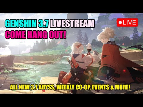 🔴 FRIYAY GENSHIN & CHILL - COME HANG OUT ❤️ | Genshin VTuber LIVE