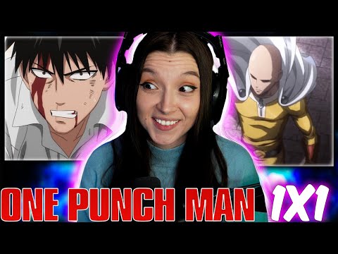 One Punch Man Season 1 Episode 1 REACTION ! Anime reaction