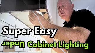 The Simple Way To Install Under Cabinet Lights!