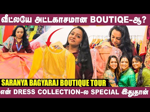 "Simple Dress-ஐ இப்படிதான் Grand-ஆ மாத்துறேன்!" - Actress Saranya Bhagyaraj | Dress Collection