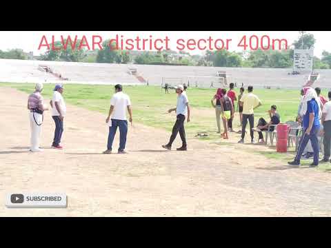 Senior athletic alwar district 400m man's & woman's Final indira gandhi stadium #alwar #athletic