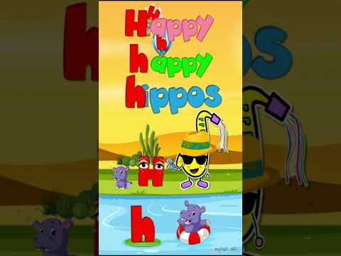 Consonants / The Letter Hh / Phonics Song / Short Vowels / 1-2 Syllable Words #shorts