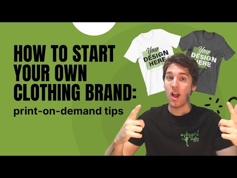 Start your Own Clothing Brand! Print-On-Demand guide & tips with Awkward Styles